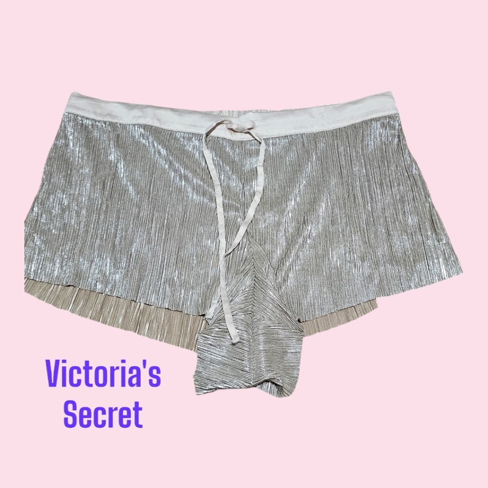 NWOT Victorias Secret Lightweight Rose Gold Sleep Shorts Size Large